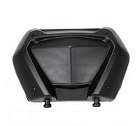 RASTKY Dossier de Passager de Moto avec Mousse PU et Support en Acier, Compatible avec ATV, Scooter, Cruiser, Cyclomoteur