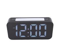 RASTKY Double Réveil RVB Puissant pour les Dormeurs Lourds, Réveil Vibrant 100 DB, Port de Chargement USB, Grands Chiffres pour Malentendants, Lumière RVB