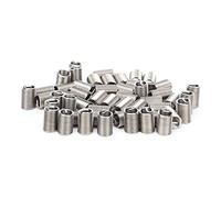 RASTKY Douille d'insertion de Filetage de Fil 50 Pièces Kit d'écrou de Réparation de Vis de Bobine de Protection de Douille 'insertion de Fil de M10 1.5 Jeu de Douilles 'extension Filetées en