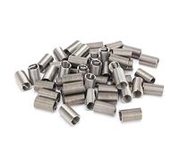 RASTKY Douille d'insertion de Filetage de Fil 50 Pièces Kit d'écrou de Réparation de Vis de Bobine de Protection de Douille 'insertion de Fil de M10 1.5 Jeu de Douilles 'extension Filetées en