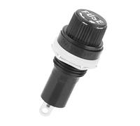 RASTKY Douille Porte-fusible Boîtier à Bouchon à Vis Adaptable pour Fusibles à Tube en Verre 5x20mm avec Matériau de Haute qualité pour des Performances Stables Compatible pour les Amateurs et les