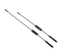 RASTKY Drapeau de Ligne de Signal de Simulation, Modèle D'antenne de Haute qualité pour SCX10 9004, Conception en Spirale Flexible Rouge (Longueur du pôle de signal + court)