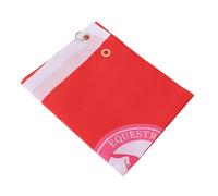 RASTKY Drapeaux D'arbitre D'équitation Robustes, Drapeau de Compétition Utile pour L'entraînement équestre (Rouge)