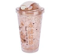 RASTKY Dream Tasse à Glace Portable Tasse à Boire en Paille Durable pour Enfants Filles été, à Eau écologique pour Fournitures pour la Maison, 450 Ml, 7,1 X 2,6 Pouces, -20 ℃ ~ 70 ℃ (#4)