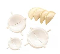 RASTKY Dumpling Maker Set avec Pâte 3 Pièces Dumpling Machine à Dumpling Tarte à la Viande Cuisine Presse à Pâtes Outils de Fabrication de Pâtes Emballage Fabrication de Tartes Empanada Maker Press