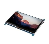 RASTKY Écran Tactile Capacitif Ultra Clair de 7 Pouces pour RPi, écran D'affichage D'interface Multimédia HD pour RPi, Compatible avec Le Système sans Lecteur, pour Secondaire