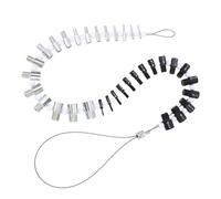 RASTKY Écrou Amovible en Acier Inoxydable et Jauge de Taille avec Identification 18 et 16ad, Besoins de Dimensionnement et d'inspection des Fixations