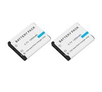 RASTKY en EL19 Batterie pour Appareil Photo Haute Performance Lithium ION 1200 MAh 3,7 V Remplacement pour Appareils Photo Coolpix A100 S32 S100 S3700, Lot de 2 Batteries pour Une Longue Endurance,