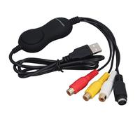 RASTKY Enregistreur de Convertisseur de Carte de Vidéo USB 2.0 UVC pour, TV DVD VCD CCTV Magnétoscope DVR, Carte de USB en Plastique