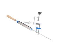 RASTKY Ensemble D'affûteuse de Lame à Angle Fixe, Outil D'affûtage Professionnel Durable avec 4 Pierres à Aiguiser en Diamant, adapté à Divers Outils (Avec 4 pierres à aiguiser en diamant)