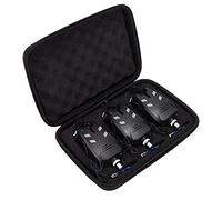 RASTKY Ensemble d'alarme de Morsure de Pêche électrique avec Haut-Parleur à Haut Rendement, Indicateur LED et Boîte de Rangement de Protection - Aventures Parfaites de Pêche de Nuit et de à la Carpe