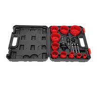 RASTKY Ensemble de 17 Scies Cloches Bimétalliques, Ouvre-trous Efficace pour le Travail du Bois, Outils de Perçage pour le Métal et les Menuisiers