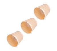 RASTKY Ensemble de 3 Abat-jour en Tissu E14, Couvercle à Clipser Facile à Installer pour un éclairage Chaud dans la Chambre à Coucher, les KTV, les Villas, Tissu Résistant à L'usure + Matériau en