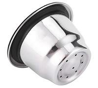 RASTKY Ensemble de Brosses et Cuillères à Capsules de café Réutilisables en Acier Inoxydable, pour Machine à café Maestria Inissia Concept, Filtre de qualité Alimentaire, Accessoire de Bricolage