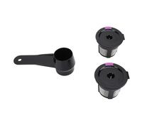 RASTKY Ensemble de Capsules de café Réutilisables, Dosette Rechargeable en Acier Inoxydable de qualité Supérieure pour la Série K200-K560, capacité de 12 G, Facile à Utiliser pour les Amateurs de café