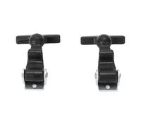 RASTKY Ensemble de Loquets de Capot Flexibles en Caoutchouc, Loquet de Poignée en T Absorbant les Chocs pour Capots de Moteur Automobile de Bateau, Boîtes à Outils, 2 Ensembles