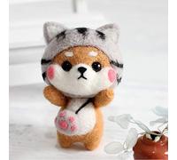 RASTKY Ensemble de Matériel de Feutrage à L'aiguille pour L'artisanat de Bricolage, Kit D'artisanat à L'aiguille avec de la Laine Pure, Parfait pour Améliorer la capacité Pratique, Applicable aux