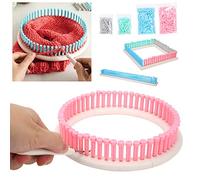 RASTKY Ensemble de Métiers à Tisser de Haute qualité, Outil de Tissage de Tricot Multifonctionnel pour écharpe de Chapeau, Kit D'économie de Main-d 'œuvre pour L'artisanat à Domicile, Matériau ABS