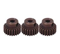 RASTKY Ensemble de Mise à Niveau de Pignon de Moteur RC, Performances Durables pour Voiture 1/10 RC, 3 Engrenages en Acier 22T 48DP pour les Amateurs de Voitures Télécommandées