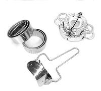 RASTKY Ensemble de Moules à Boulettes en Acier Inoxydable pour la Cuisine, Opération Facile pour les Boulettes Faites Maison, les Chasses et Plus Encore, Ustensile de Cuisine Durable pour le Plaisir