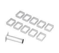 RASTKY Ensemble de Moules à Gâteaux en Aluminium de qualité Supérieure, Outil de Cuisson DIY, Idéal pour les Desserts et les Apéritifs, Machine à Gâteaux en Forme de Lune pour des de Belle Forme, 1