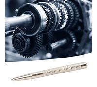 RASTKY Ensemble de Poinçons Centraux en Acier de Haute dureté, 2 Poinçons Coniques Antidérapants pour la Production de Moules, Installation Facile, Adaptés à L'usinage, Centraux en Acier 45# pour le