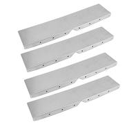 RASTKY Ensemble de Protections de Gouttière de Toiture en Aluminium de qualité Supérieure, 4 Pièces de Protection contre les éclaboussures de la Vallée de L'eau de Pluie pour Inverseur de Pluie