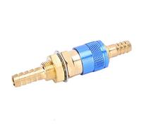 RASTKY Ensemble de Raccords pour Pistolet et Gaz Refroidis à L'eau, 8mm, Soudeur TIG, Construction, Fixations en L, Convient à M8se, Faible Coloration (BLUE)