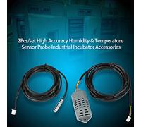 RASTKY Ensemble de Sondes de Capteur de Température et d'humidité pour Incubateur Industriel, 2 Pièces, Accessoires de Haute fiabilité pour Surveiller les Changements de Température. Scène