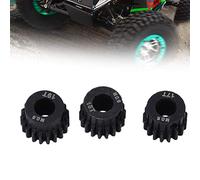RASTKY Ensemble D'engrenages de Pignon de Module de Moteur de Haute qualité, Composant de Remplacement de Trou Intérieur en Métal pour Voiture RC 1/10 1/8 (17~19T)