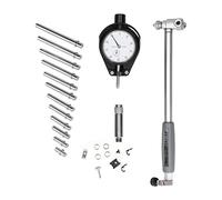 RASTKY Ensemble D'indicateurs à Cadran de Jauge à Cylindre, Outil de Mesure en Alliage D'aluminium Durable avec une Précision de 0,01 Mm pour des Lectures Claires, Parfait pour les Ingénieurs en