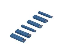 RASTKY Ensemble D'outils de Tour à Haute dureté 10 Pièces avec Pointe en Carbure pour la Coupe du Métal, Vitesse de Traitement Rapide, Taille 1/4 de Pouce, pour Divers Traitements de Produits