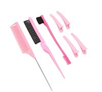 RASTKY Ensemble Peigne et Brosse à Cheveux Professionnels, Kit de Coiffure Doux à Double Tête pour Voyage