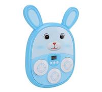 RASTKY Entraîneur de Frappe Musical électronique avec Fonction Sonore, Design Lapin, Matériau Sûr, pour Le Divertissement et l'exercice des Enfants, ABS + Composants électroniques + Coton (Blue)