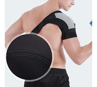 RASTKY Épaulière Réglable, Support D'épaule à Double Compression pour la Tension de L'épaule, Protection de L'épaule Droite Grise pour Le Tennis et Autres Sports