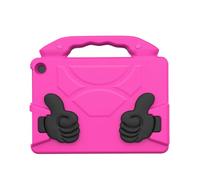 RASTKY Étui de Protection avec Poignée Pliable à 360 Degrés, Support de Tablette Antichoc pour HD10 2021 2023, Adaptable à Toutes Les Fonctions (Rose Rouge)