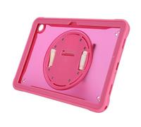 RASTKY Étui pour Tablette Tab A9+ 11 - Support Rotatif à 360 Degrés, Sangle, Design I-Slip, Sangle Amovible (Rose Rouge)