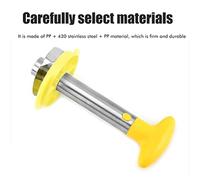 RASTKY Évideur D'ananas et Outil de Tranchage Coupeur en Acier Inoxydable Durable pour un Retrait et un Tranchage Faciles du Noyau, pour les Cuisiniers à Domicile et les Professionnels, Jaune 23,5 *