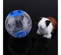 RASTKY Exercice Transparent 12 Cm Mode Plastique Petit Animal Gerbille Jouet Activité de Course Exercice Hamsters Bleus pour L'ennui et Augmenter l'activité (Blue)