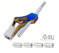 RASTKY Extension de Levier de Vitesse Courte, Alliage D'aluminium Hauteur | Tige de Prolongation de Levier de Vitesse, Tubes de Longueurs Multiples pour Ajustement personnalisé, Compatible avec Boîte