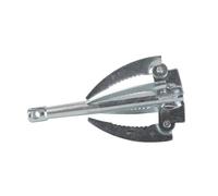 RASTKY Extracteur de Mauvaises Herbes Pliable, Faucille d'ancrage à 4 Griffes avec Une durabilité Exceptionnelle pour Un Retrait sans Effort des Mauvaises Herbes, Matériau Métallique