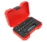 RASTKY Extracteur de Vis et Jeu d'outils à Gauche, 22 Pièces, sans Effort, Conception en Acier Rapide avec Support d'extension et Support de Douille