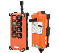 RASTKY F21-E1B Émetteur-récepteur de Télécommande Radio sans Fil Industriel pour Contrôle Industriel avec 8 Touches de Fonctionnement pour Fonctions de Vitesse Unique et D'arrêt Total