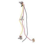 RASTKY Faisceau de Câbles pour Guitare électrique pré-câblé, Kit de Réduction Efficace du Bruit avec Boutons B250K A250K, Remplacement Idéal pour les Amateurs de Guitare