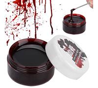 RASTKY Faux Gel de Sang D'Halloween et Huile de Peinture Corporelle pour Maquillage Effrayant, Outils de Maquillage Professionnels pour les Fêtes de Noël et les Films, Matériau Doux pour la Peau