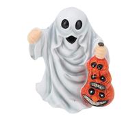 RASTKY Figurine de Citrouille Fantôme en Résine, Jolie Statue étrange pour Célébration de Festival, Exposition dans Le Salon