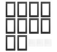 RASTKY Film de Joint LCD Noir Résistant à la Résine, Protection pour écran de 5,5 Pouces, Pièces D'imprimante 3D avec Chiffons Anti-poussière pour Imprimantes EPAX X1 Photon UV, 10 Pièces (10PCS)