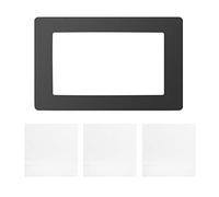 RASTKY Film de Joint LCD Noir Résistant à la Résine, Protection pour écran de 5,5 Pouces, Pièces D'imprimante 3D avec Chiffons Anti-poussière pour Imprimantes EPAX X1 Photon UV, 10 Pièces (1PC)