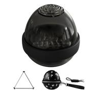 RASTKY Filtre à café en Forme D'œuf à Hauteur Réglable, Contrôle du Débit brassé à la Main pour L'extérieur, Tasse Filtrante Pratique pour les Amateurs de Voyages (BLACK)