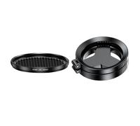 RASTKY Filtre étoile CPL pour Objectif de Téléphone Magnétique, pour Photographie sur Smartphone, Kit de Filtre Polarisant et Effet étoile Rotatif 2 en 1 de 52 Mm avec (Verres polarisés Verres